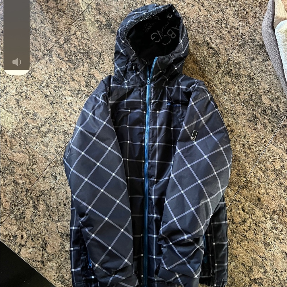 Black And Blue Small Billabong Jacket